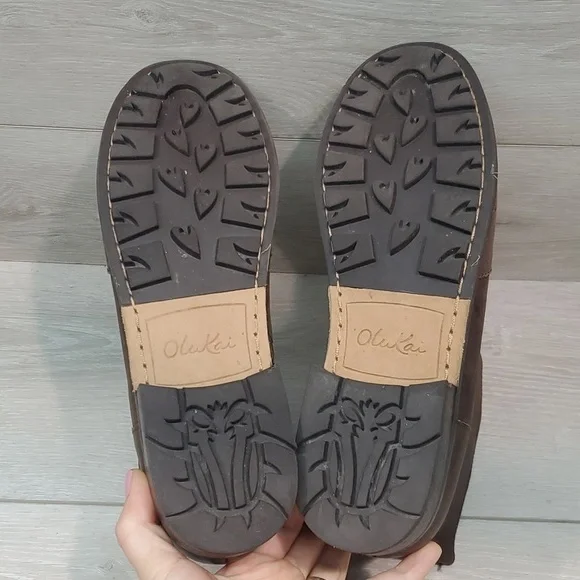 Olukai Womens Kaona II Ankle Side zip Leather Boots shoes sz 7.5 - Picture 8 of 10